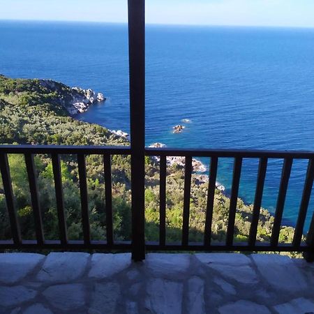 Triple Studio Room With The Most Beatifull View In Mylopotamos تساغارادا المظهر الخارجي الصورة